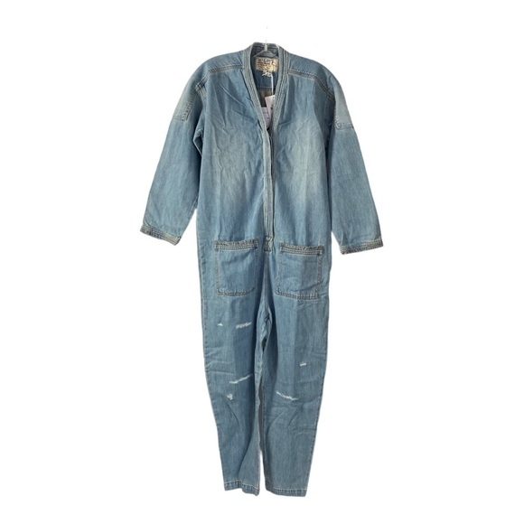 NWT Sandrine Rose x Free People Kimono jumpsuit - Picture 2 of 15